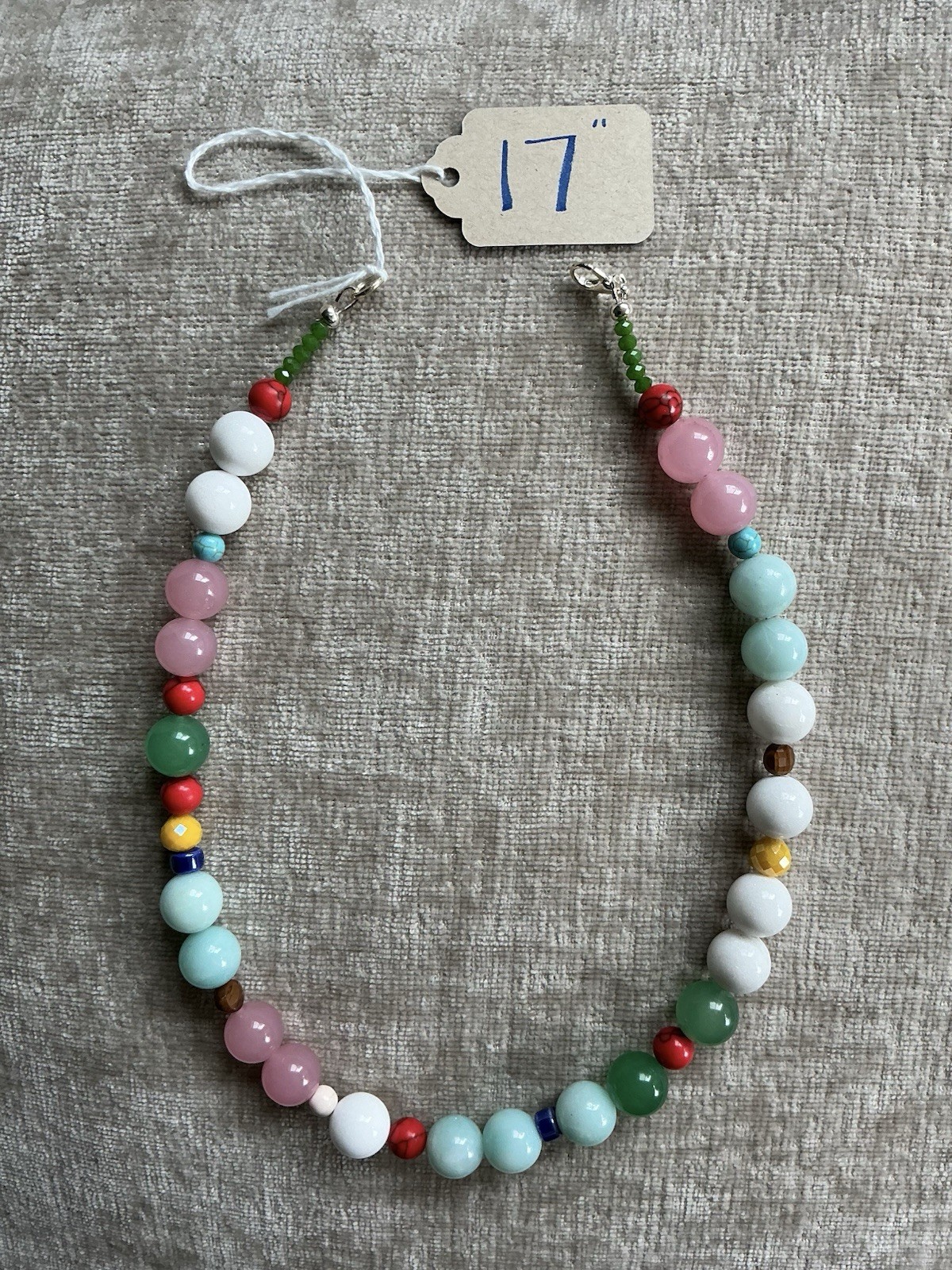 Beaded Necklace Multi Colored