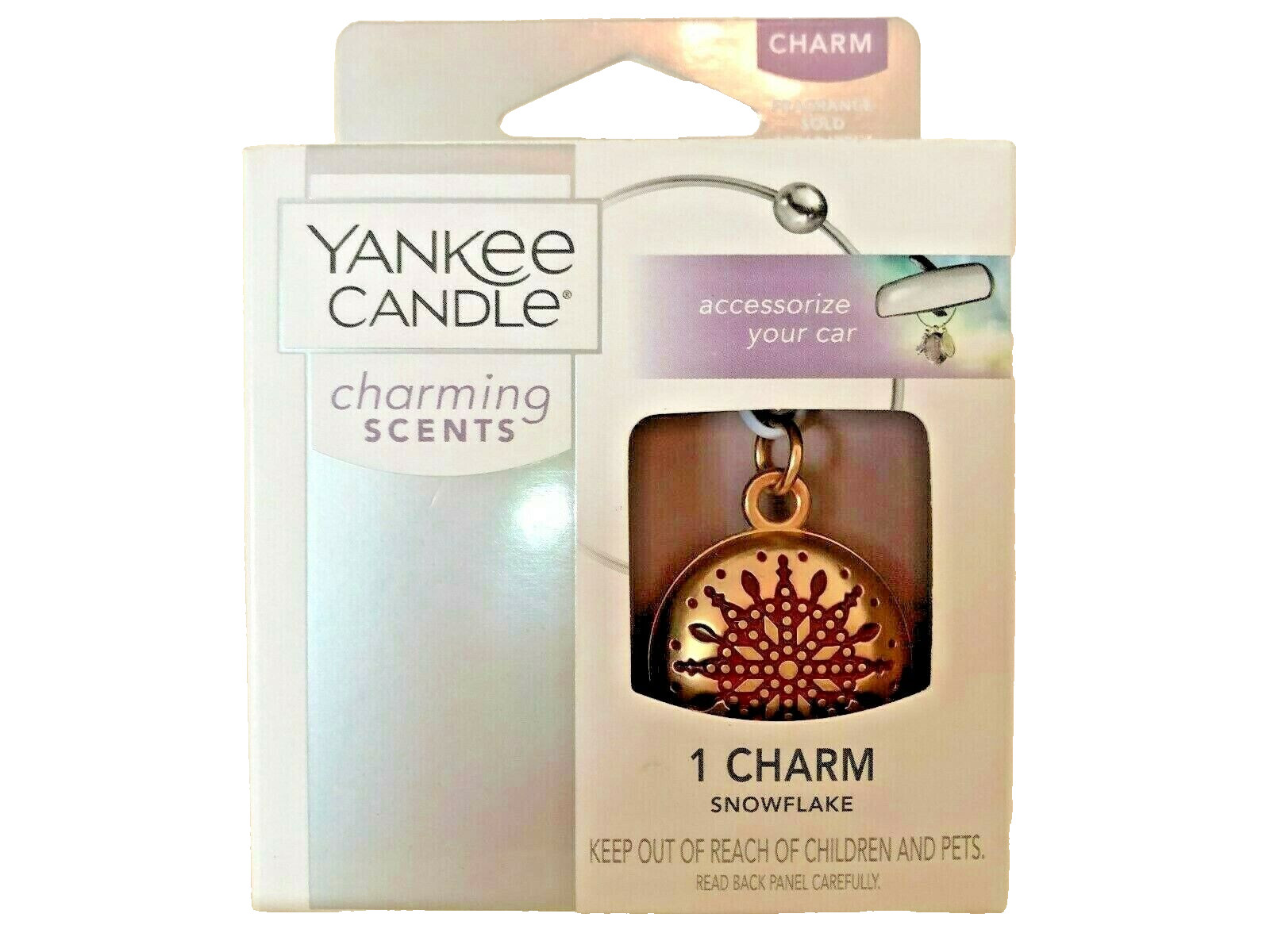 ⭐Yankee Candle~SNOWFLAKE CHARM~New!!~Unique & Fun!! Brand New!!