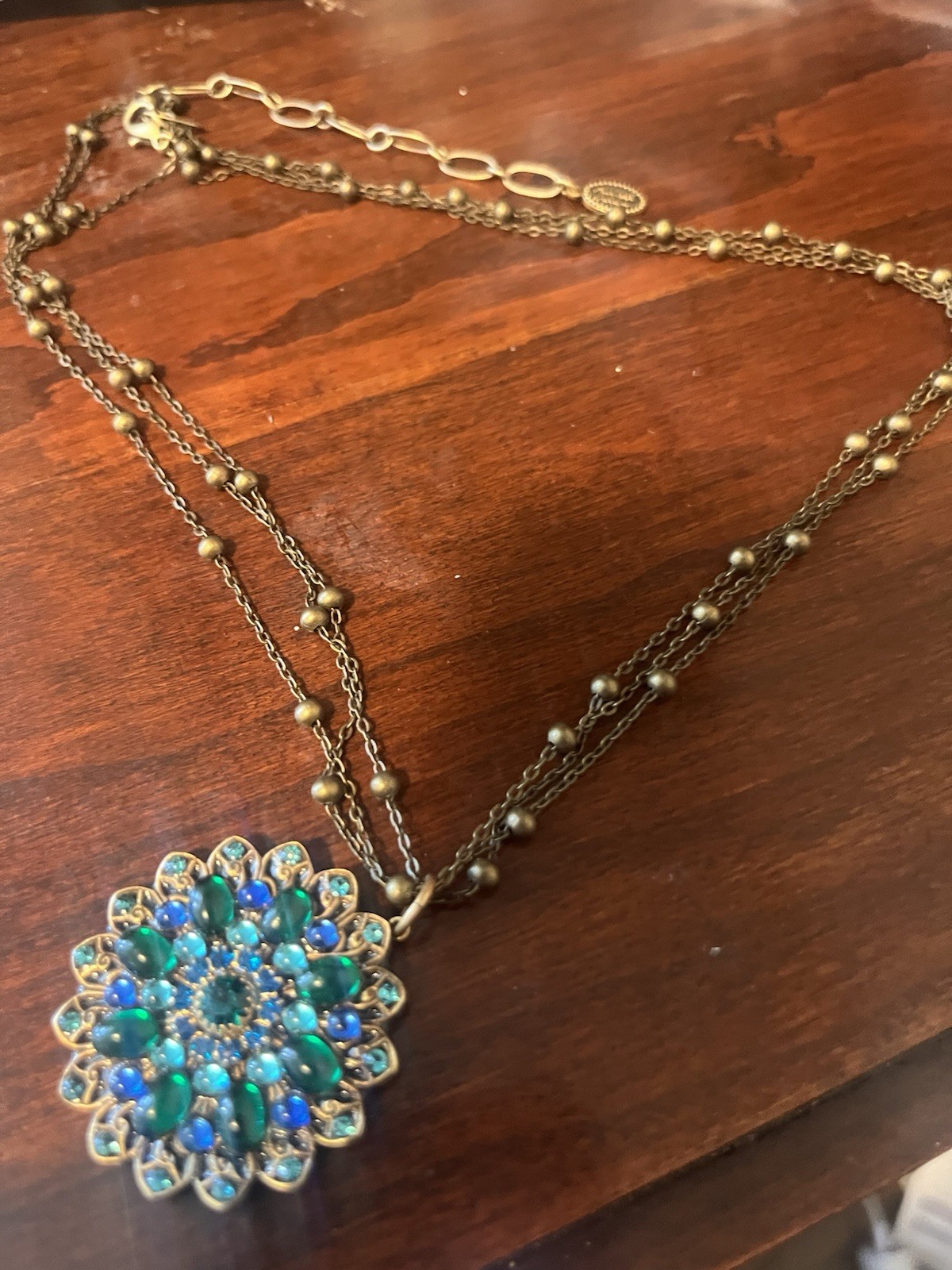 Michal Golan Vintage Hand Set Crystal Beautifully Designed Excel Peacock