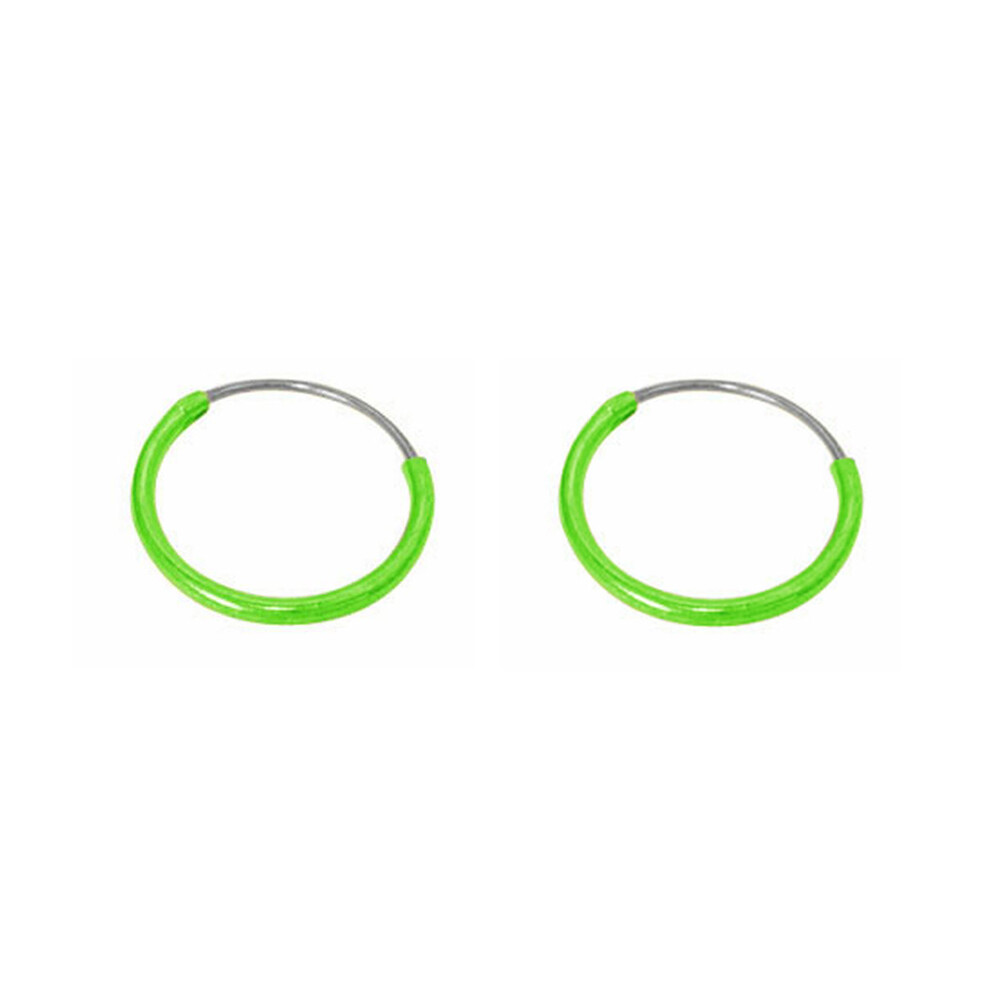 Sterling Silver Hoop Earrings 8mm, 10mm, 12mm Sold in pairs