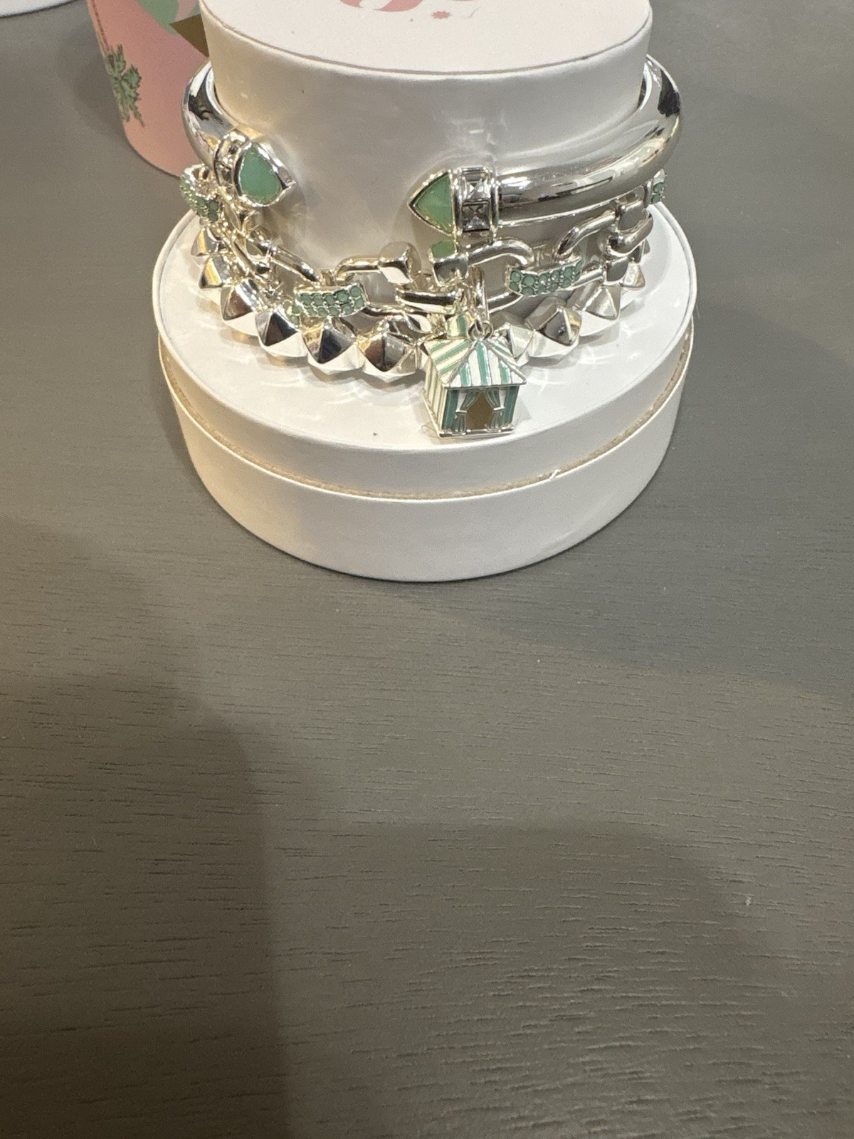 ST14098 Blooming In Grace Lab Created Stones Gold Plating Removable Charms