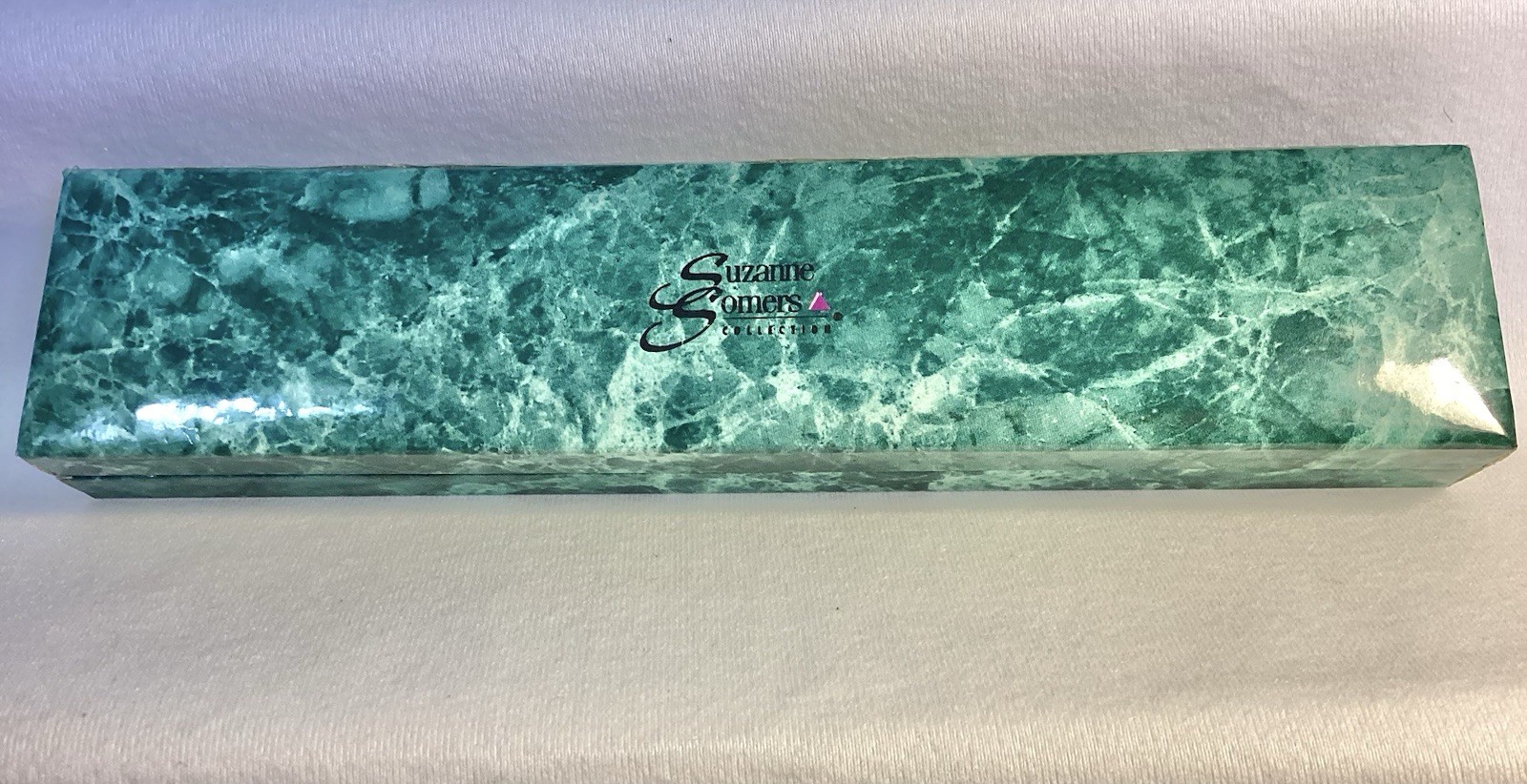 Suzanne Somers Collection Trilliant Bracelet 40ct CZ 7.5 inches