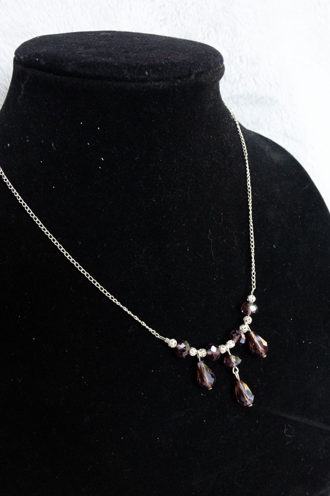 Necklace with Man-made Crystal