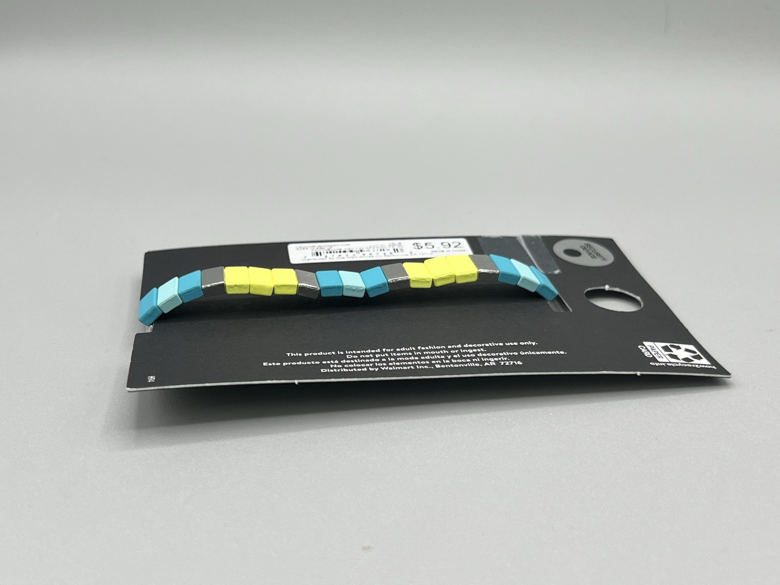 NO BOUNDARIES Women’s Colorful Tone Stretch Tile Bracelet Beach Fashion
