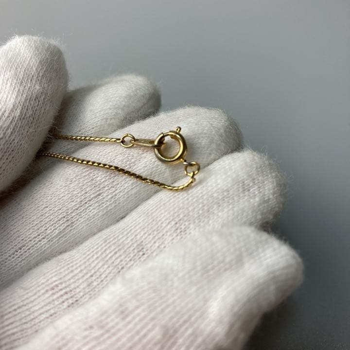 Christian Dior Logo Necklace Vintage 19.7in Chain, Gold-tone