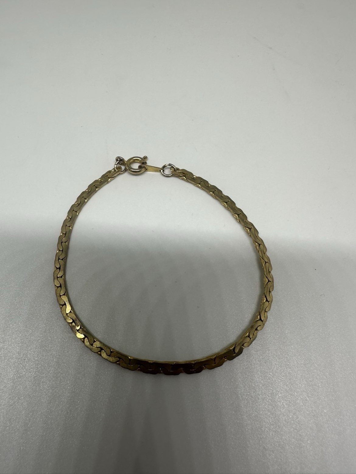Gold Plated Bracelet 8in