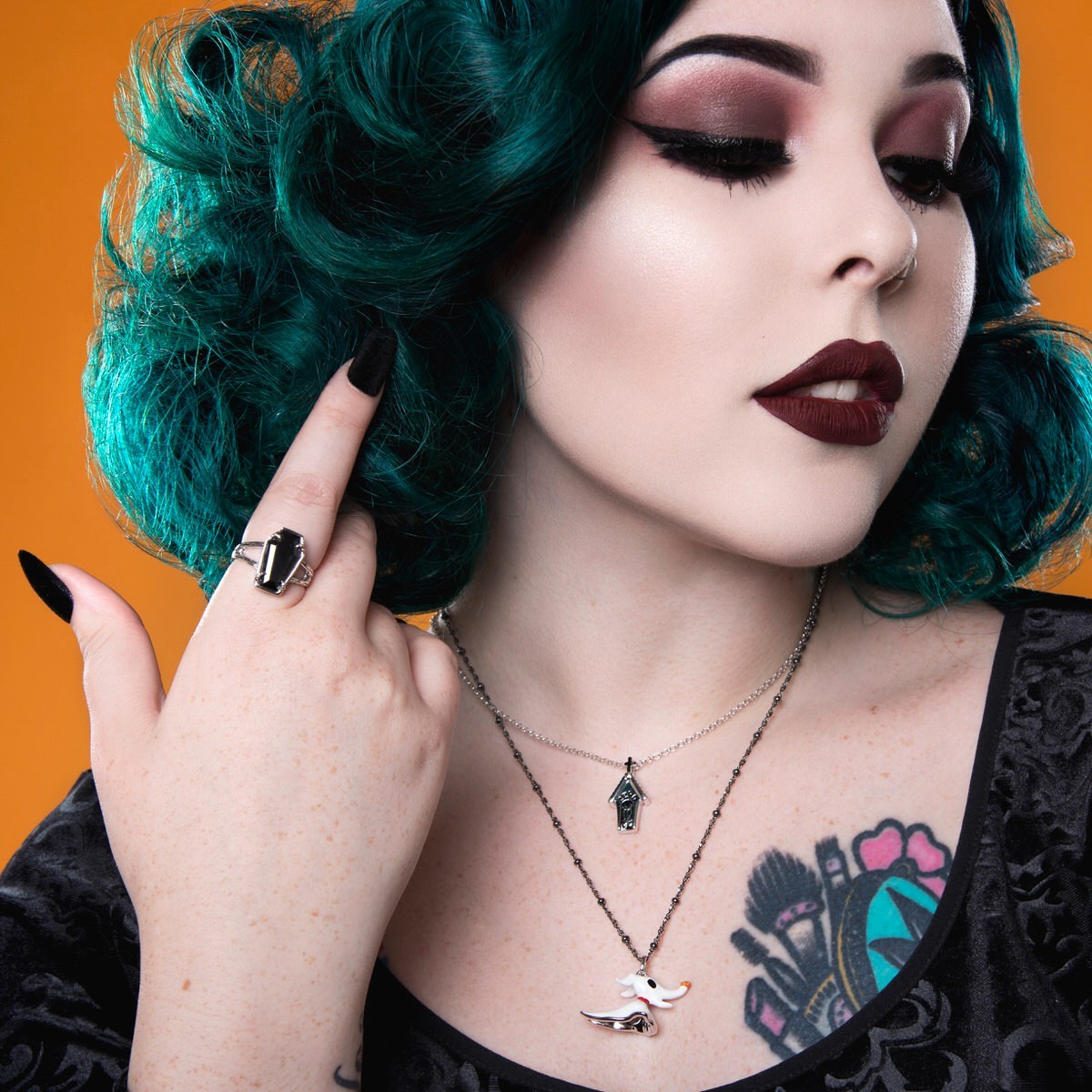 Disney X RockLove NEW ‘The Nightmare Before Christmas’ Zero’s Dog House Necklace