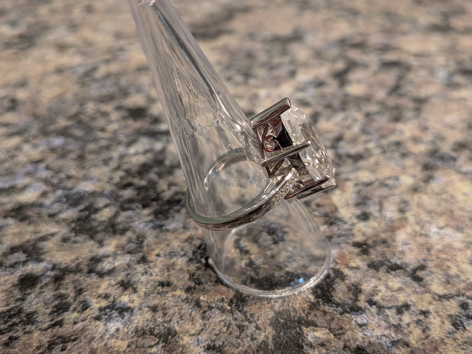 Marquise Shape CZ Ring Size 7.25