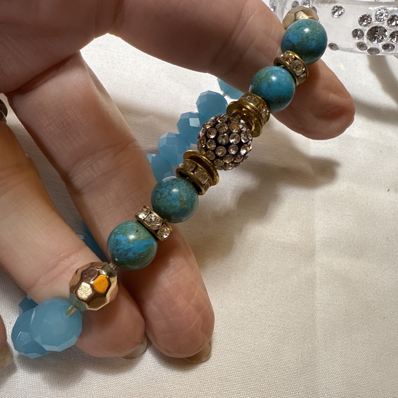 Costume Jewelry Bracelets Mixed Lot of 10 Various Materials PreOwned Good