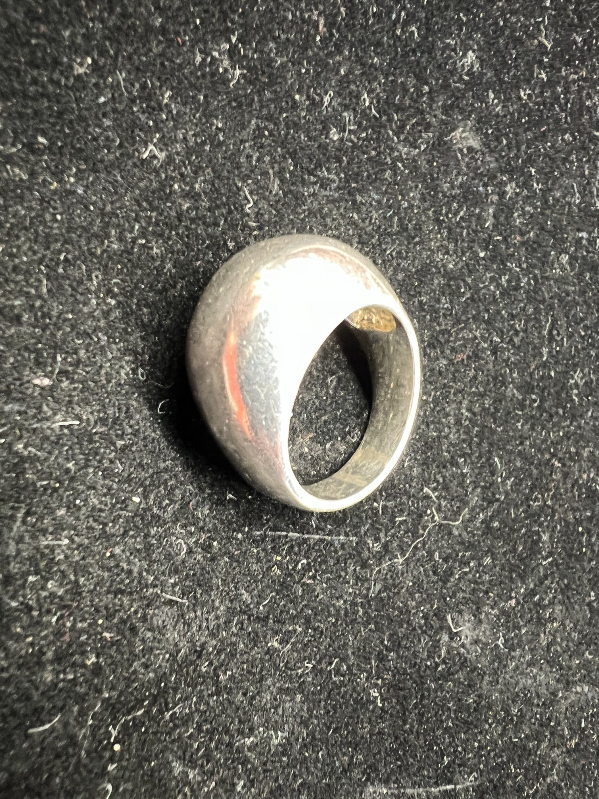 Sterling Silver 925 Dome Ring Size 8.75 10.1 Grams