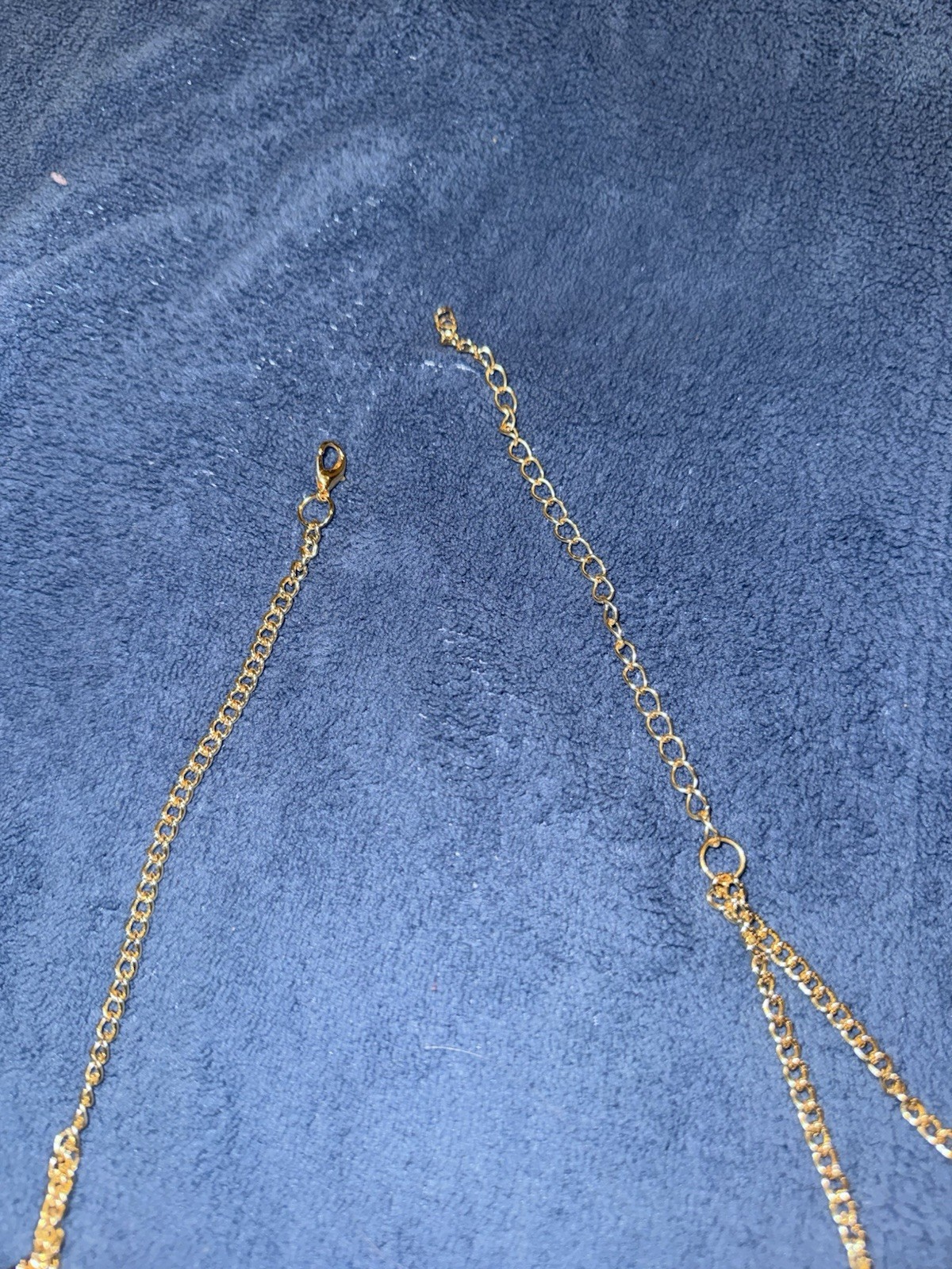Avant Garde Fringe Necklace Gold Pearl Crystal NWOT