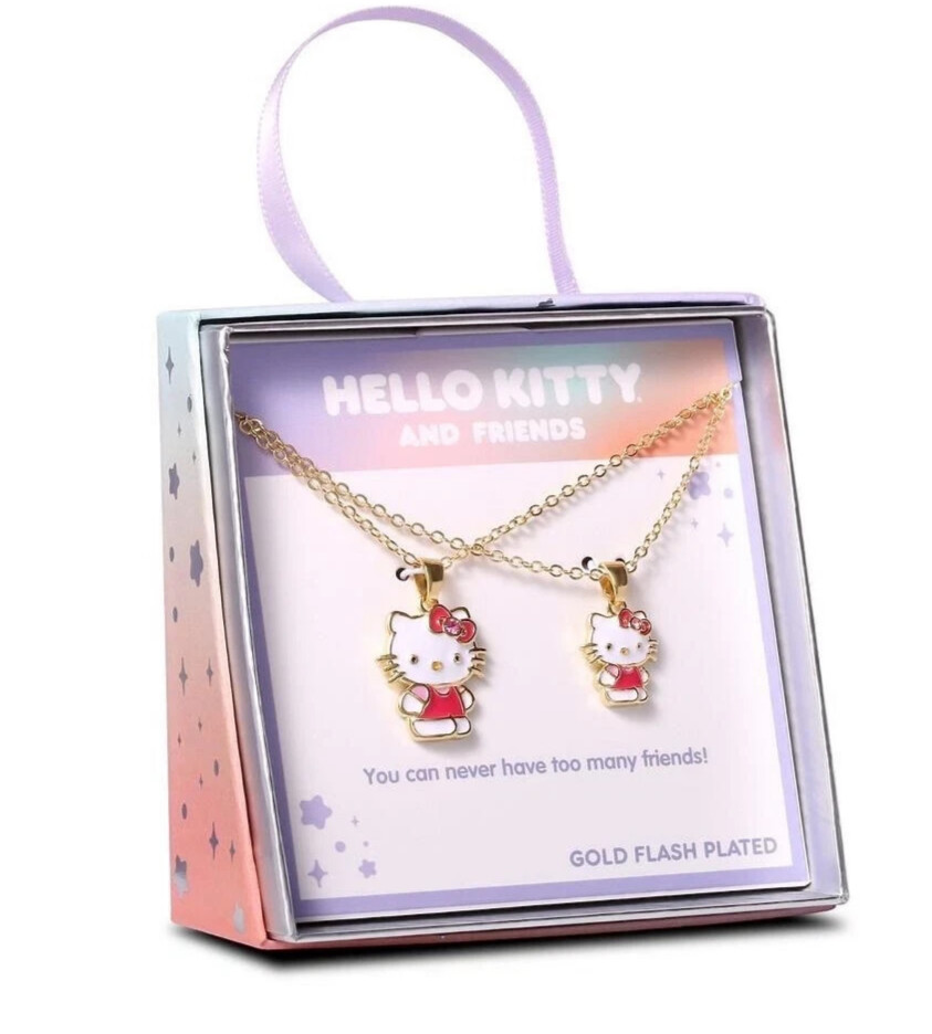 Sanrio Hello Kitty Besties-Mommy &Me Pendant Necklace gift set – New in gift box