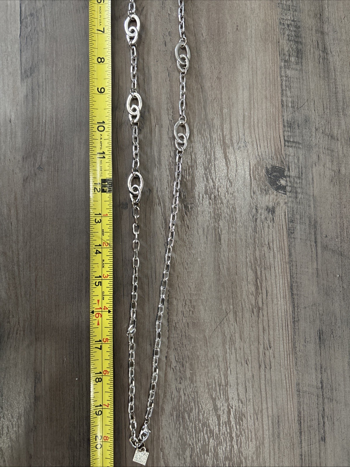Anne Klein Long Silver Tone Chain #208