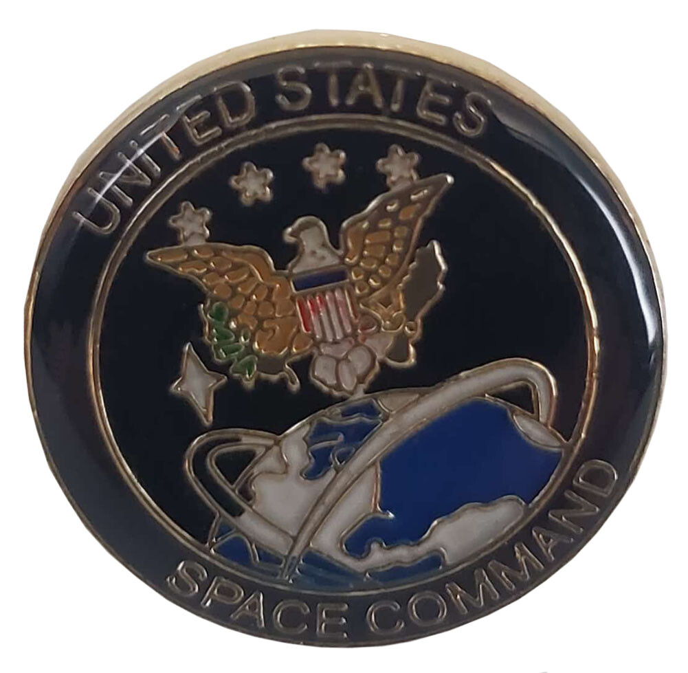 Pack of 24 United States Space Command Motorcycle Hat Cap Lapel Pin
