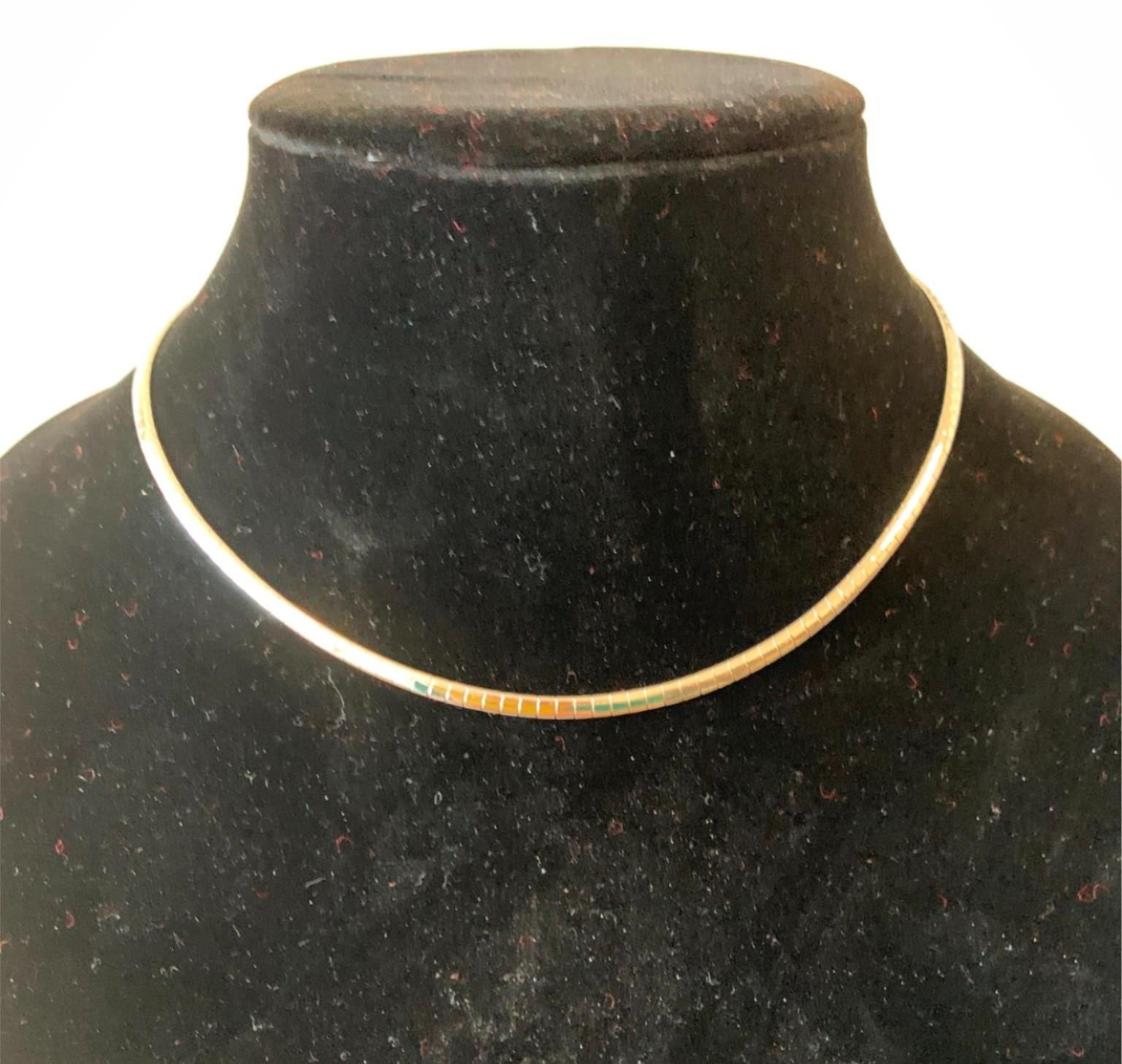 16 INCH 3MM STAINLESS STEEL SILVER DOMED OMEGA WITH LOBSTER CLAW CLASP