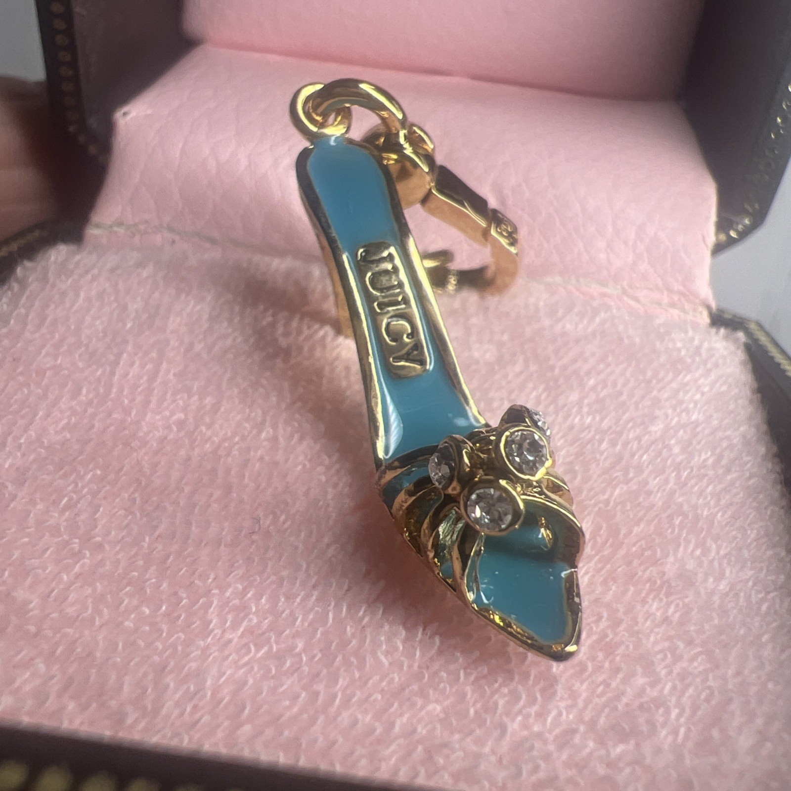 Juicy Couture Charm High Heel Shoe In Box
