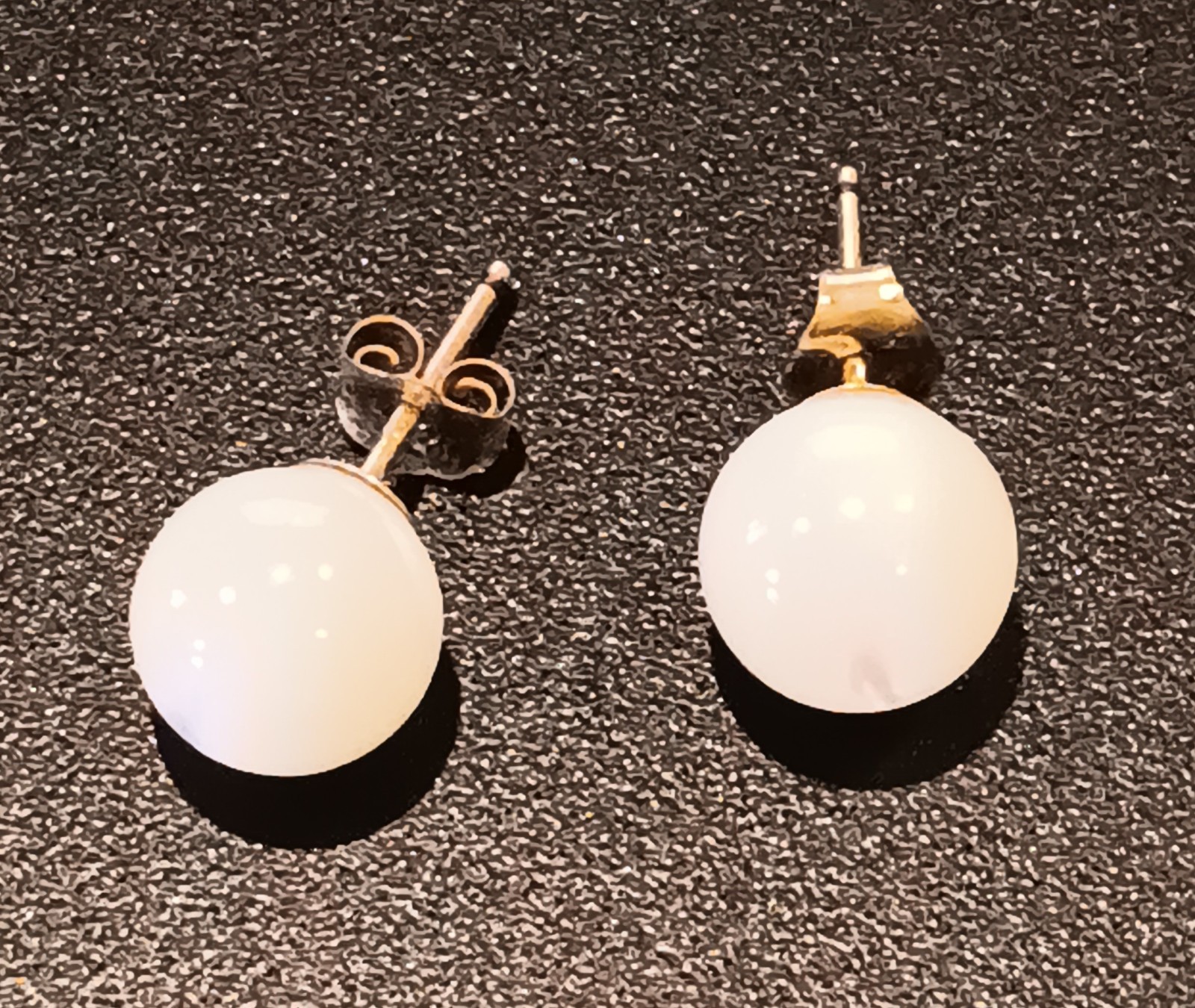 Milky Quartz Necklace and Earring Set with 14K Gold Filled Parts