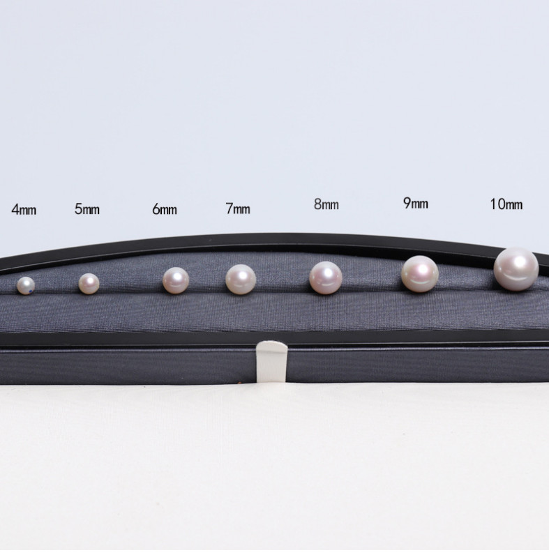 DIY Design Make Your Own Jewelry AAAA Freshwater Near Round Pearls Half-Drilled