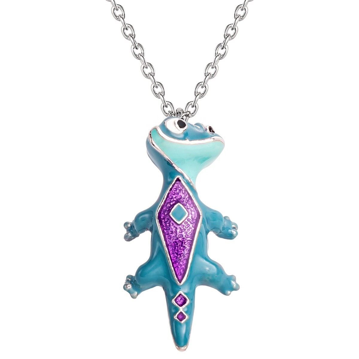 Disney X RockLove NEW ‘Frozen’ Bruni Salamander Necklace in Sterling Silver