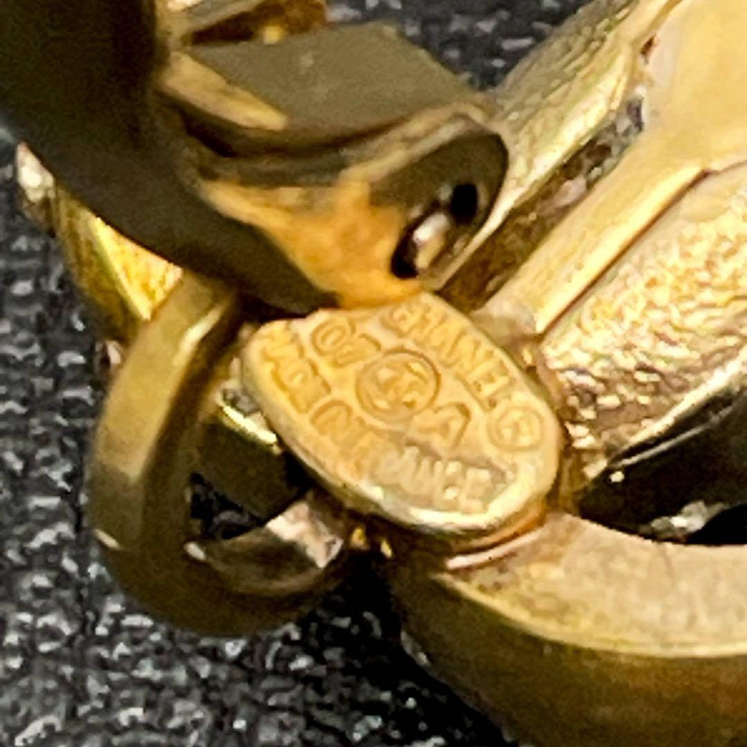 Chanel Coco Mark Earrings 07A Rhinestone Icon Gold Women’s Jewelry Accessories