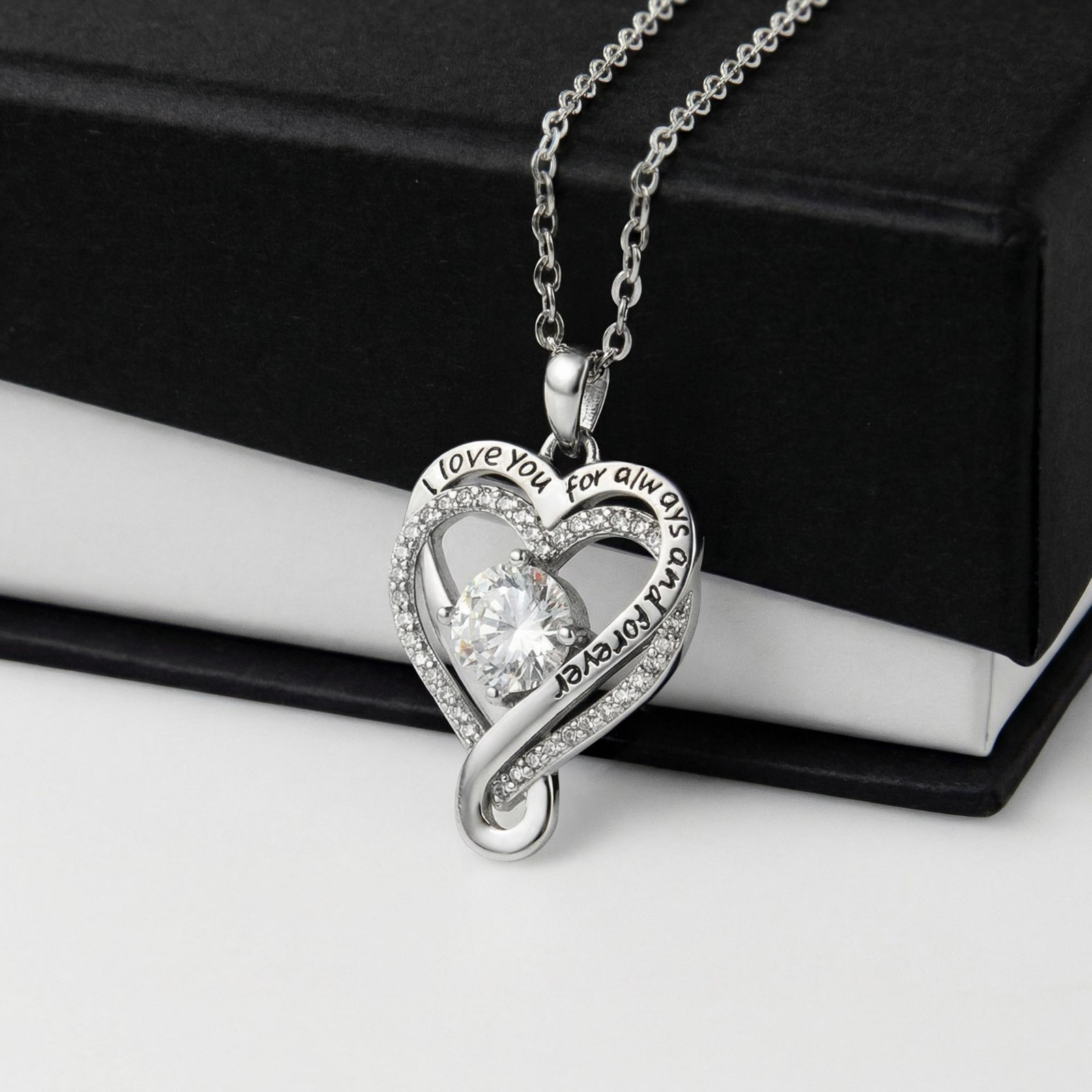 To My Soulmate Wife Necklace Gift For Her Love You Always Heart Necklace Gift 🎁