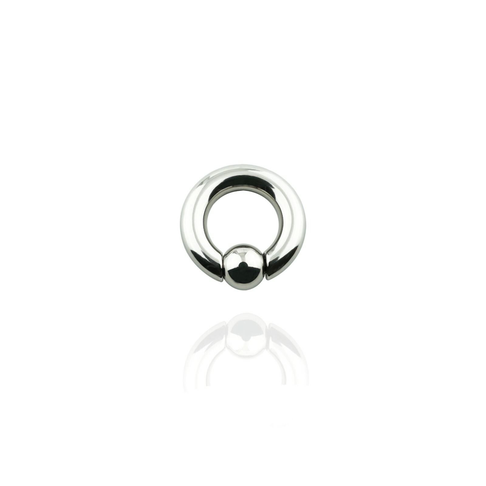 Surgical Stainless Steel Spring Loaded Captive Bead Earring Septum Ring Gauge