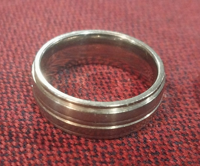 Lot of 3 Titanium rings size varies great condition