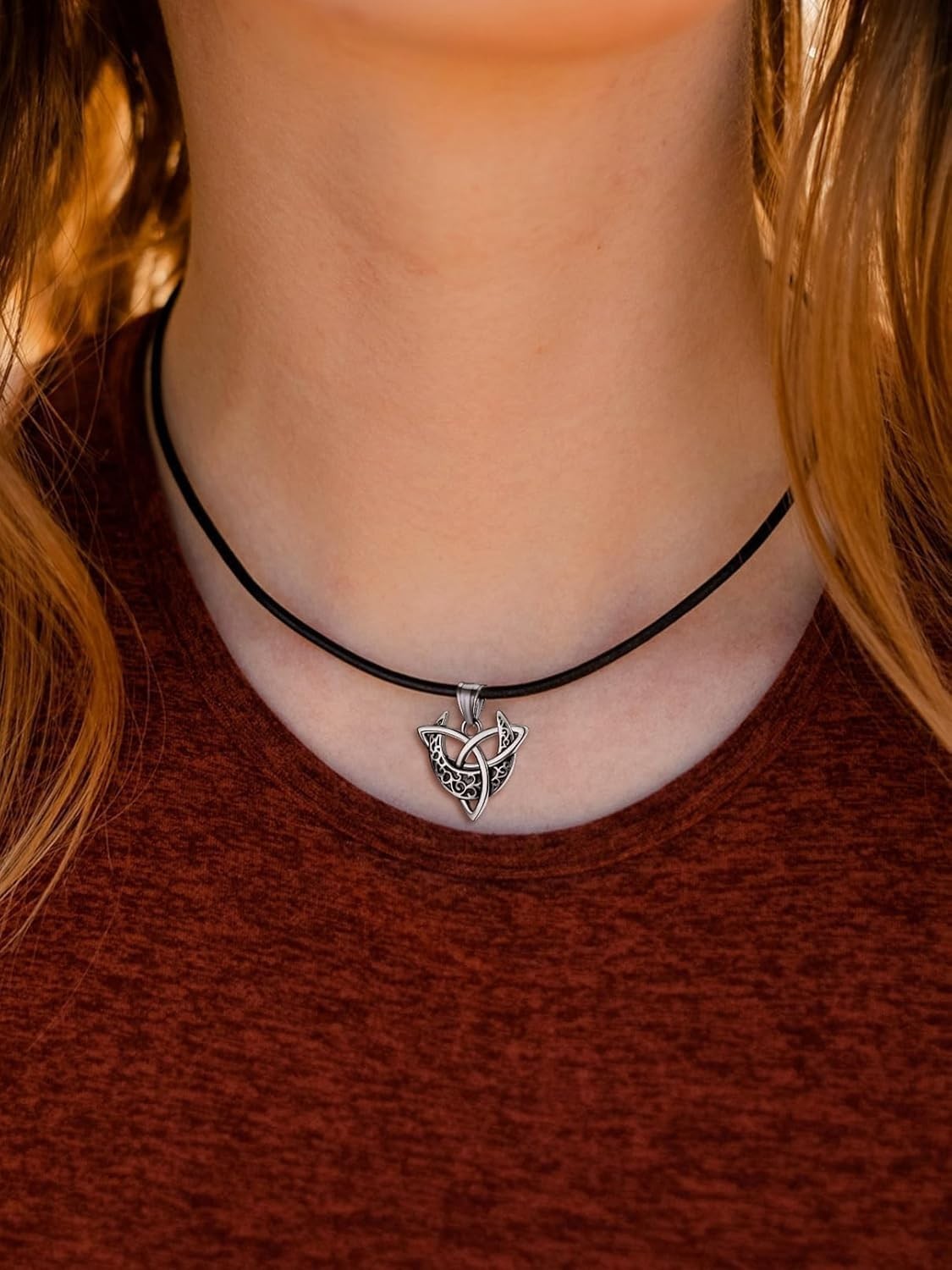 Quality Braided Leather Necklace with Silver Clasp, Perfect Gift Box Included