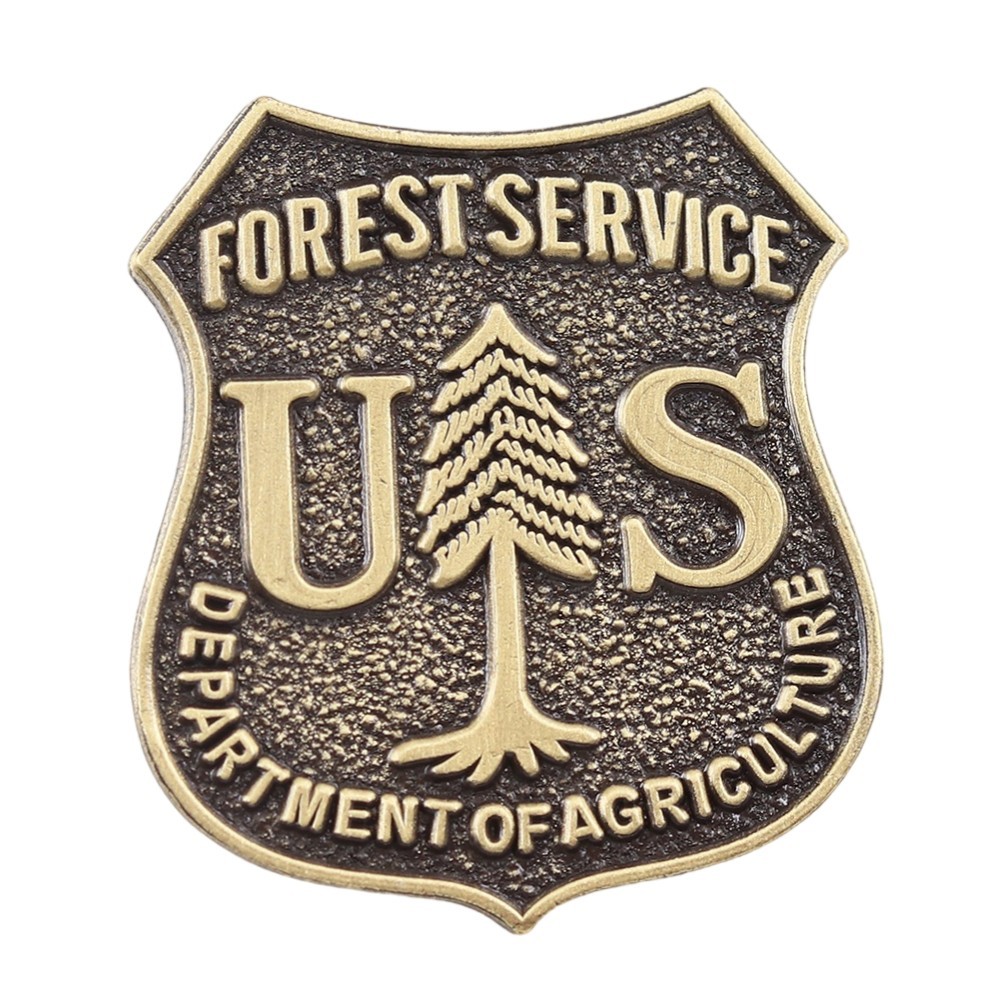 United States Forest Service USFS Forest Ranger Enamel Pin Dept of Agriculture