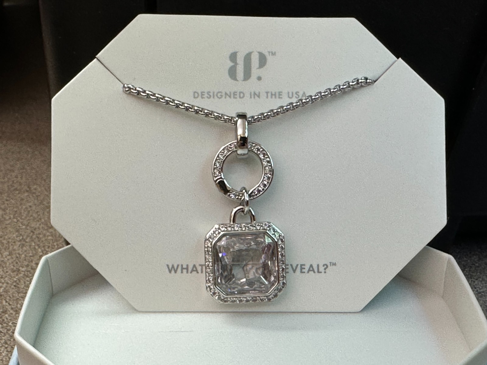 Bomb Party NK77955 Statement Sparkle – Diamond CZ April Setting OG