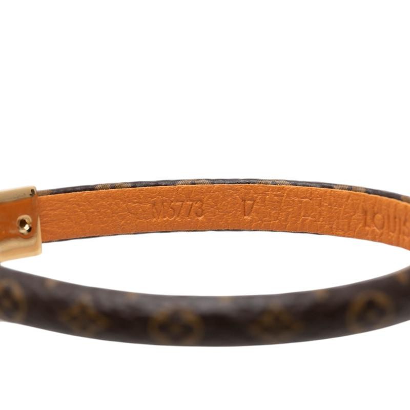 Louis Vuitton Monogram Braclet Vivienne Bracelet M6773 Brown PVC