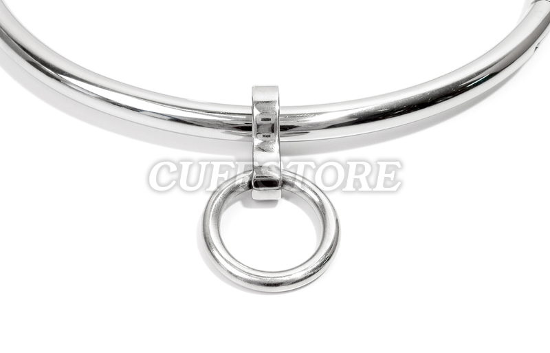 Removable Ring Polished Pendant for 8mm and 6mm Collars, Cuffs & Leg Irons