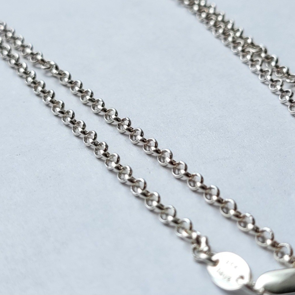 Sterling Silver 925 Chain Necklace Unisex 60cm