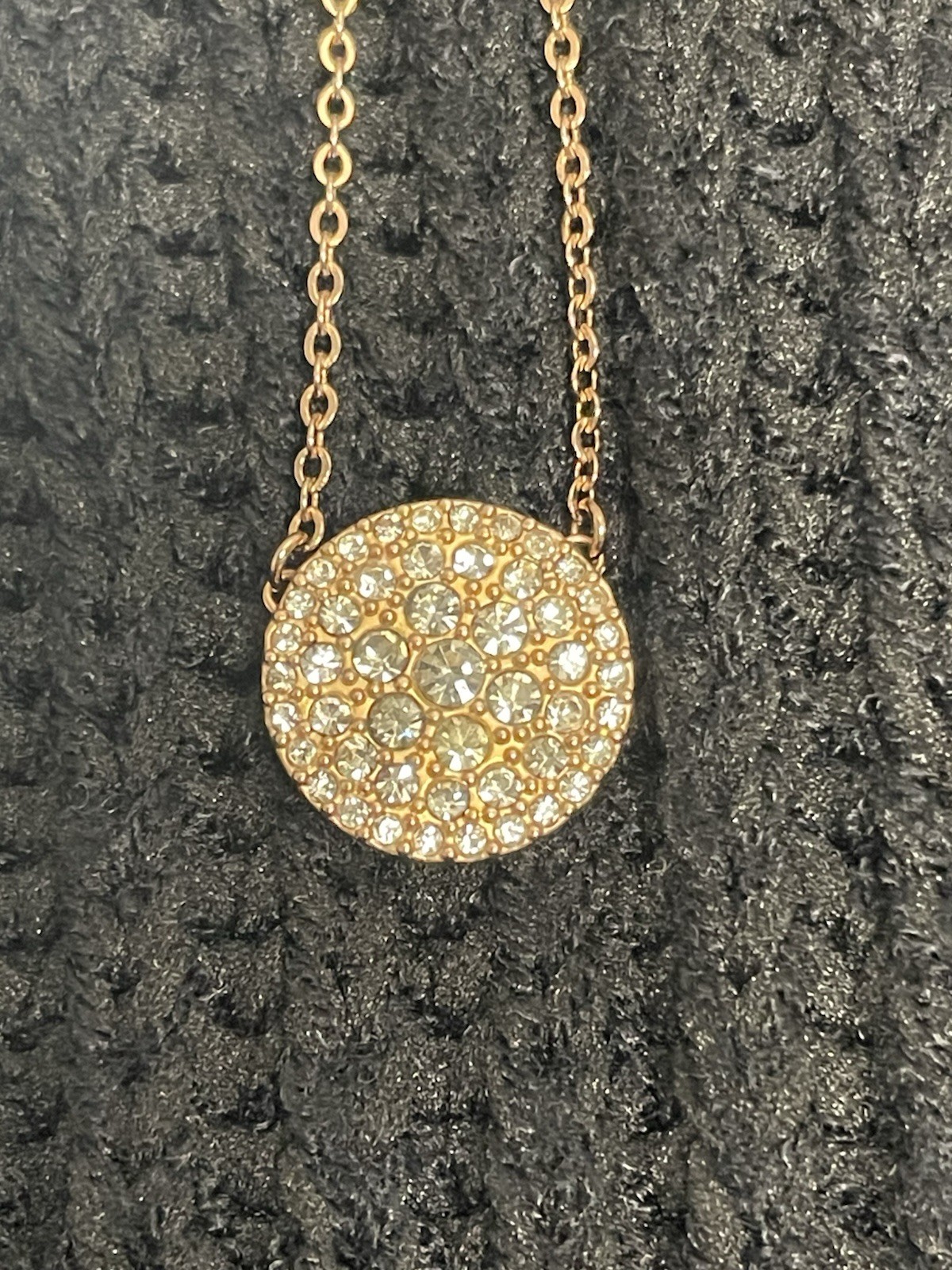 Fossil Val Mosaic Stainless Steel Necklace