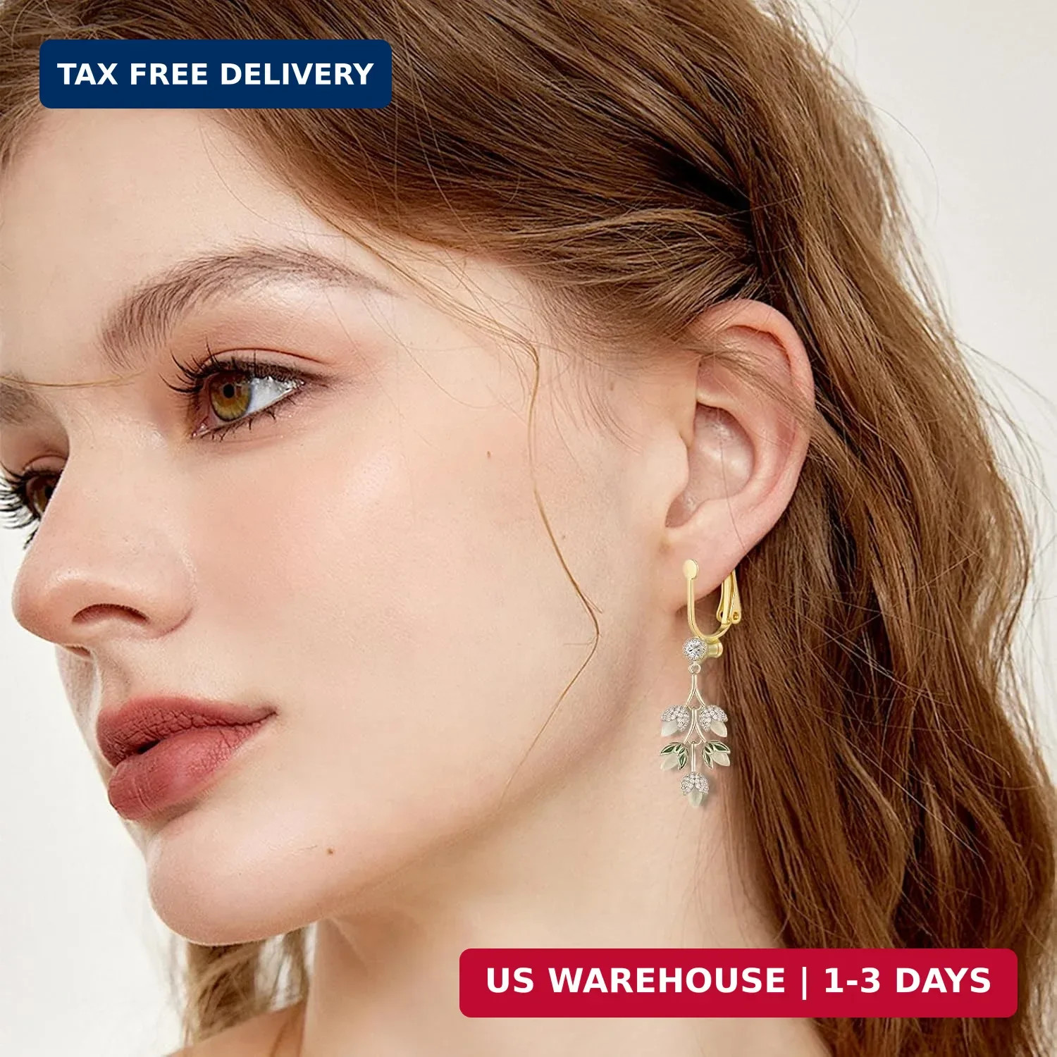 20 Pieces Earring Converters Pierced to Clip, Clip on Earring Converter with 20