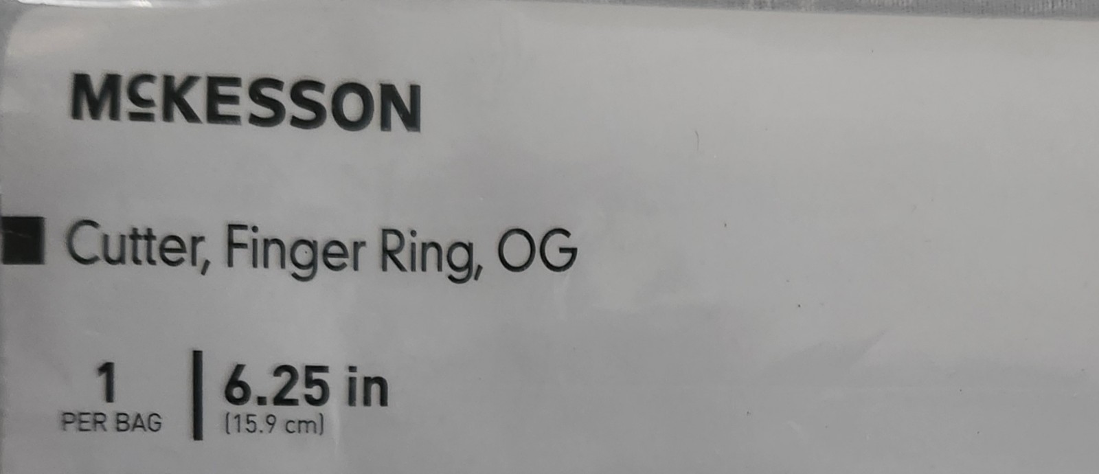 New Mckesson Ring Cutter 6-1/4 Inch Long Chrome Plated Stainless Steel 43-2-420.