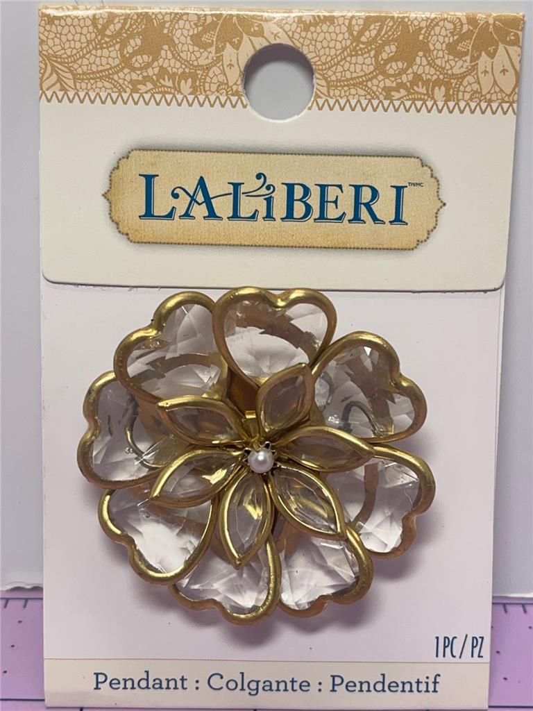 LALIBERI Crystal Heart Pendant – Approx. 2″ – Can be used many different ways!