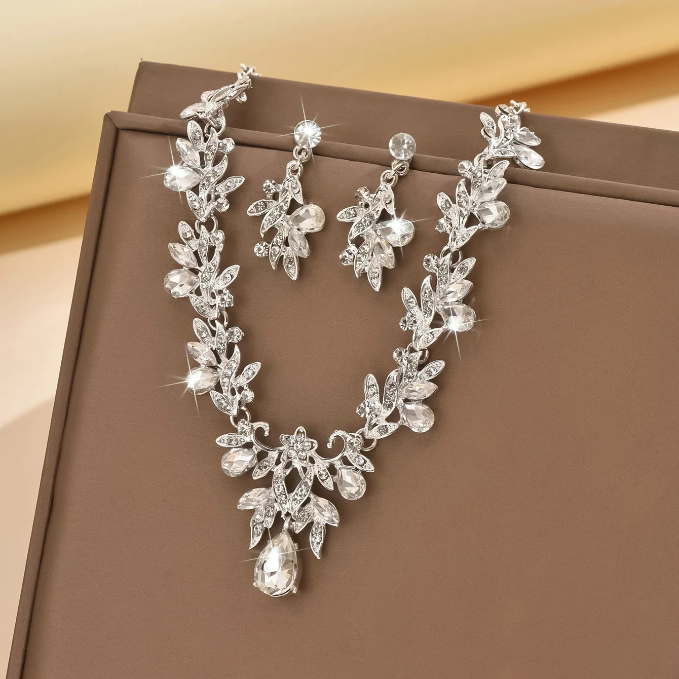 3pcs New Fashion Necklace Sets for Women Waterdrop Collar Choker Necklace