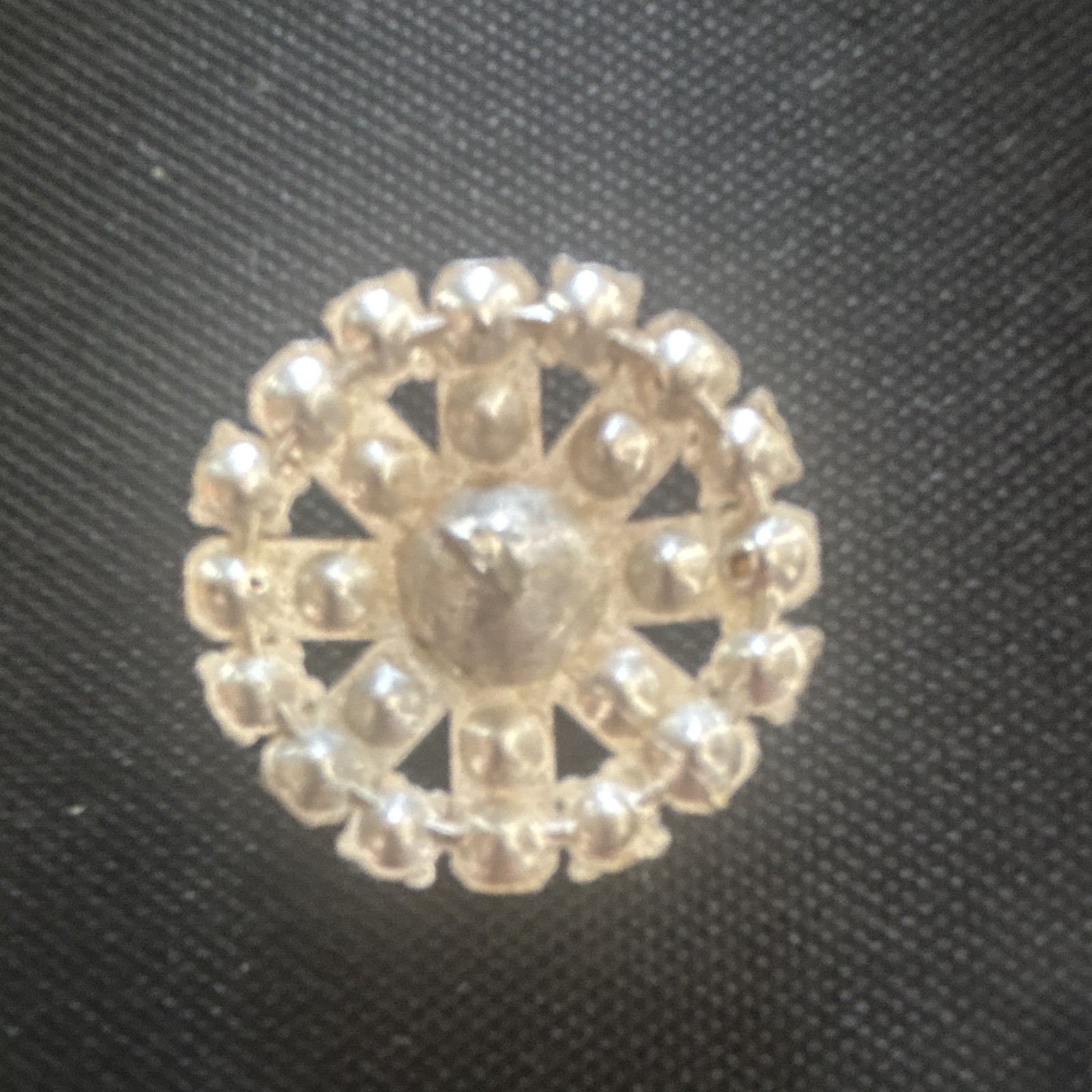 Vintage Silver Tone Rhinestone Crystal Cluster Brooch Pins Lot of 7 Mixed Shapes
