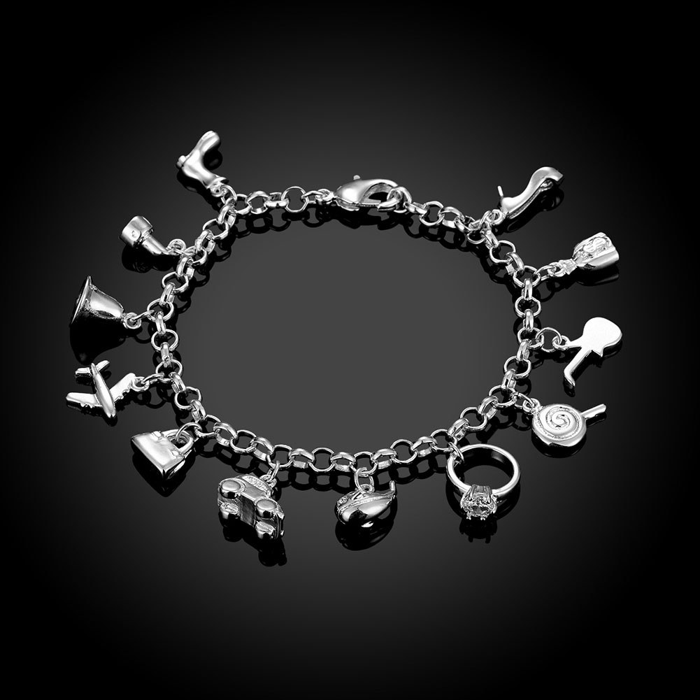 925 Sterling Silver Bracelet Lobster 7 Inches 3.3MM L149