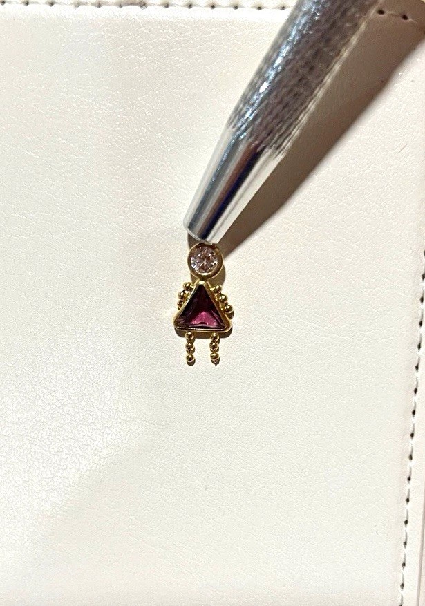 14k Gold Girl Charm (February)