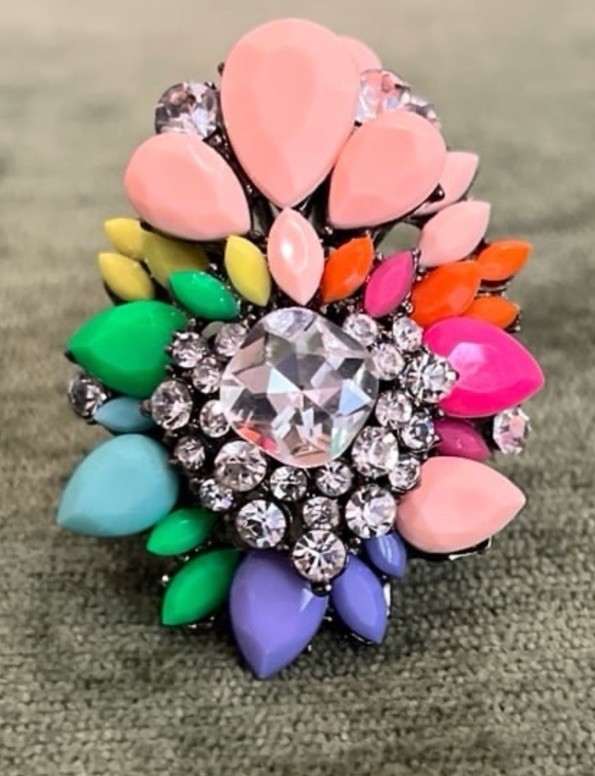 Ring Fun Neon Large Stones