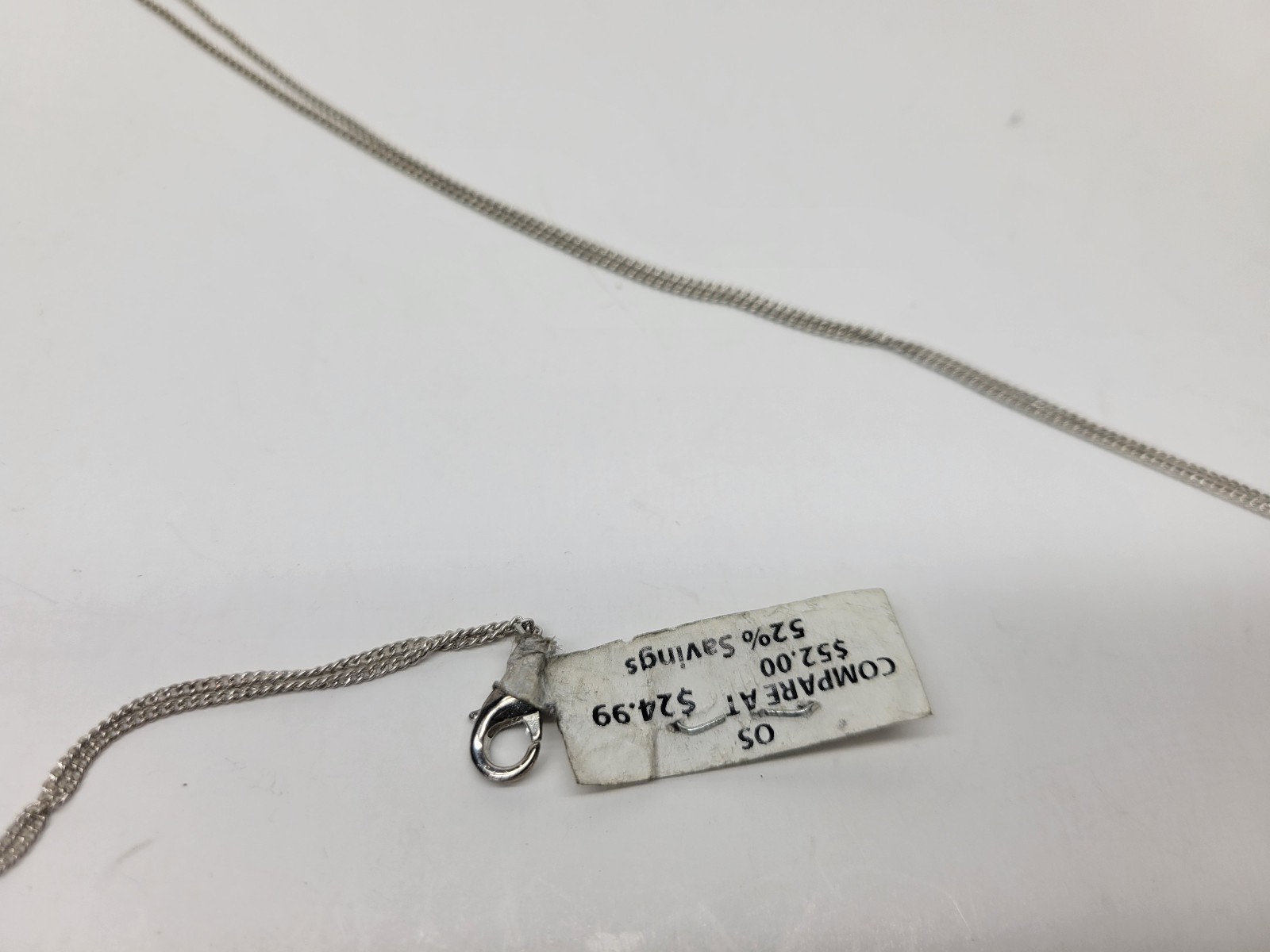 Bloomingdales Silver Tone Two Chain Strand Necklace w/ Pendant – New with Tags