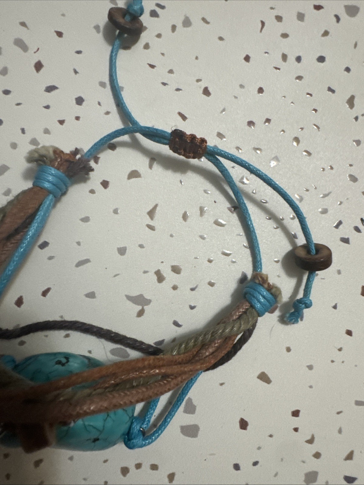leather turquoise silver leather wrap bracelet