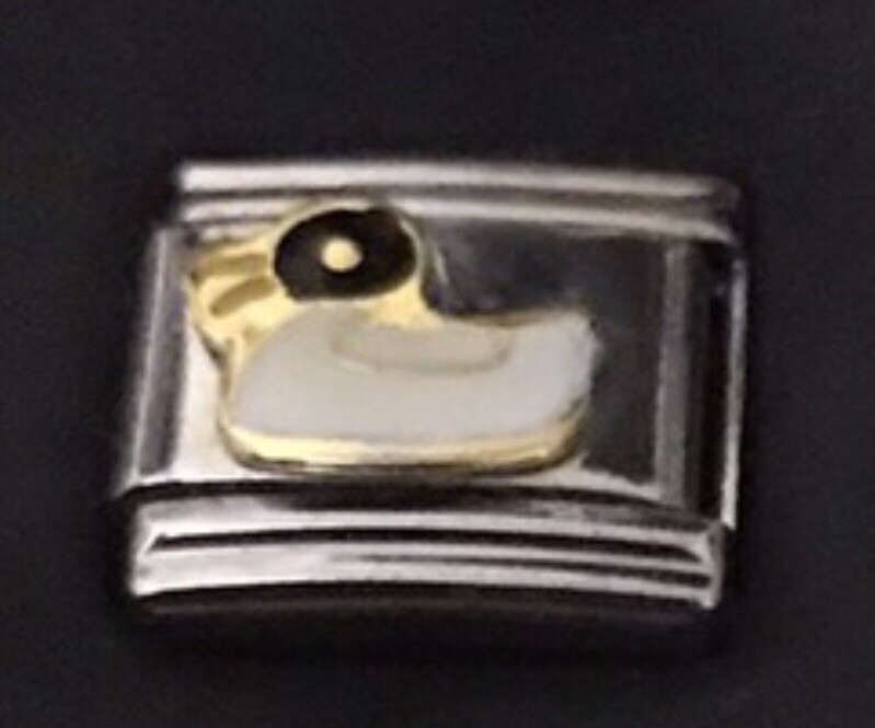 Duck Wholesale Enamel Italian Charm Link 9MM K30 Style D