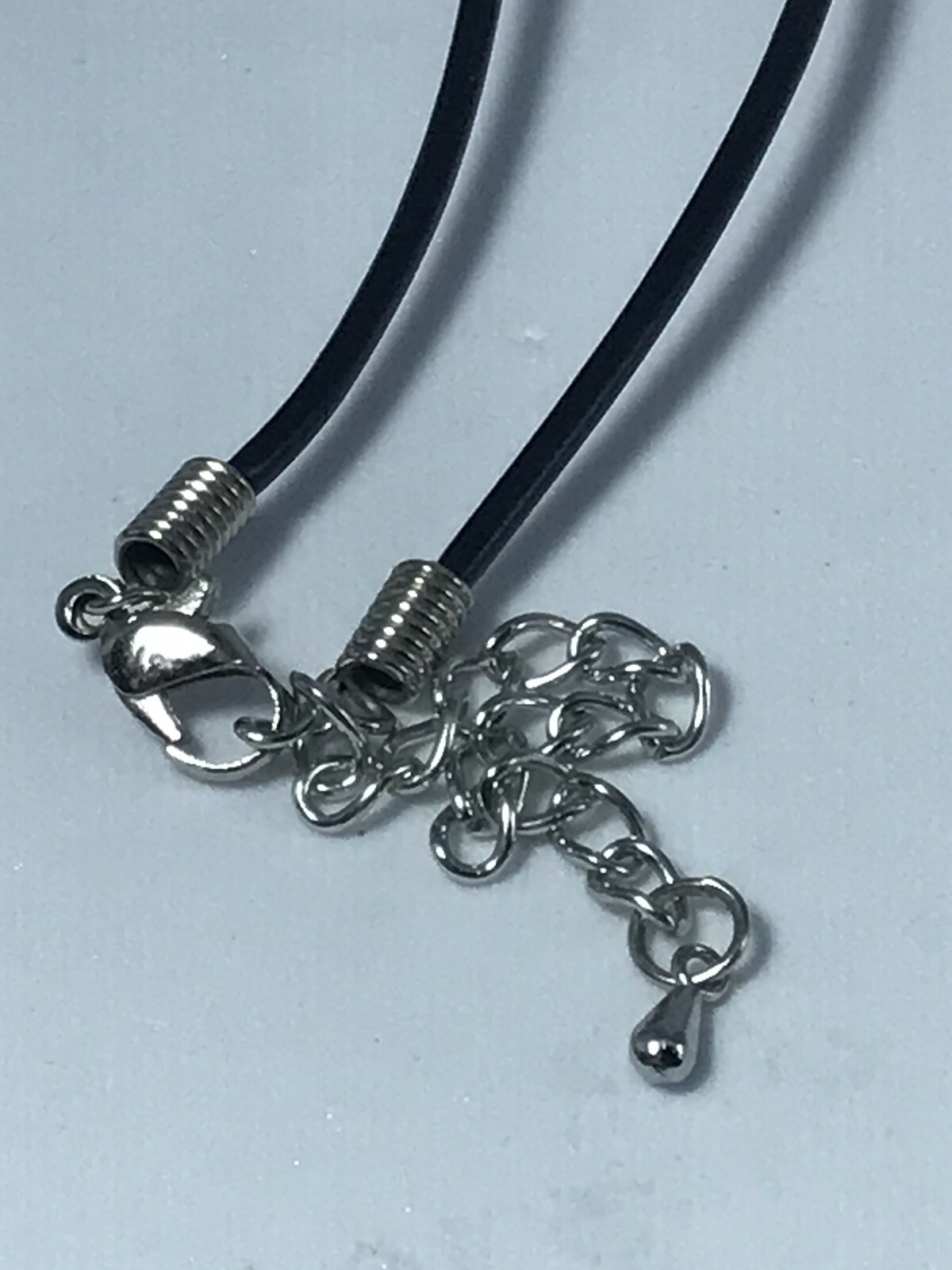 3 Glass Heart Pendant Necklaces Unmarked 18″ Chain Assorted Styles See Images