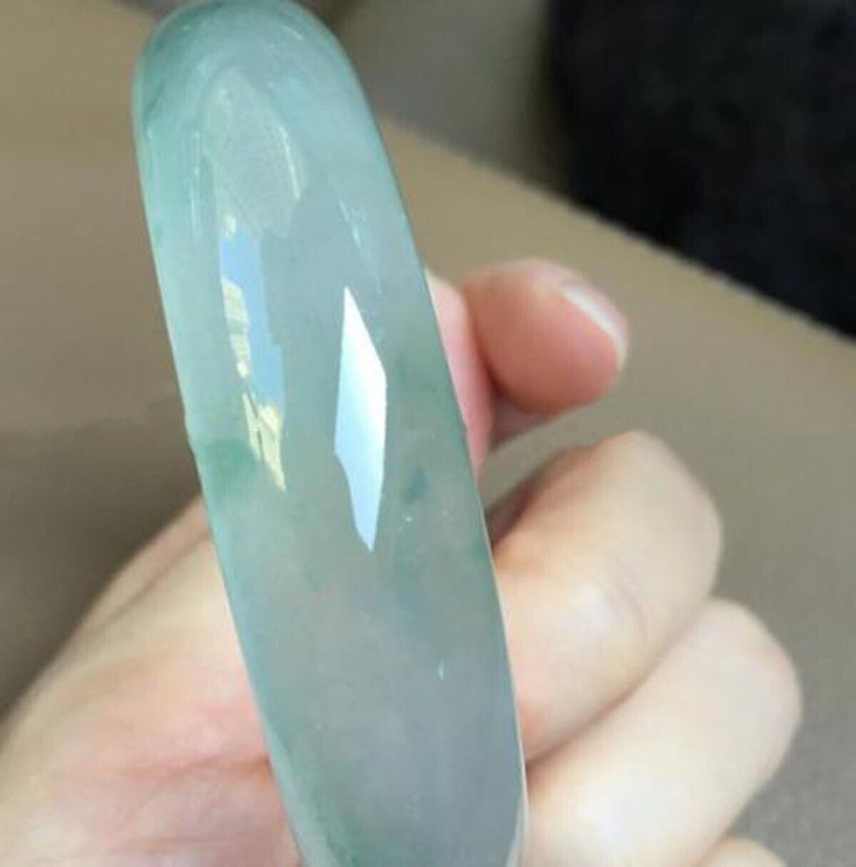 Genuine Natural Green Jadeite Jade Gemstone Bangle Bracelet 56-66mm Jewelry AAA