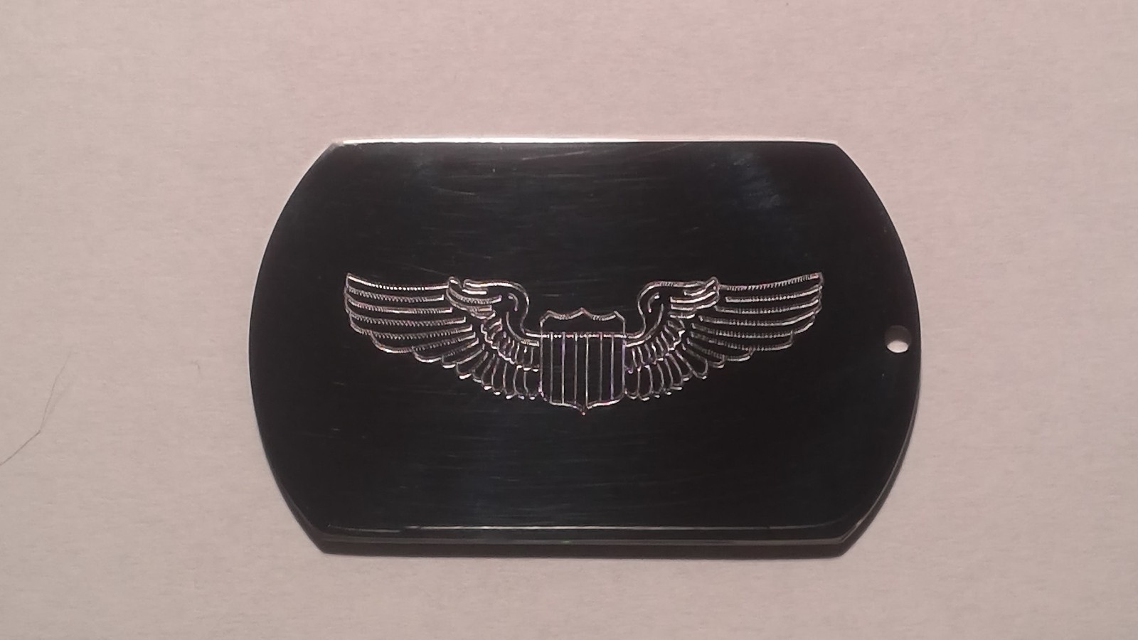 Personalized Engraved Marines, Navy, Air Force ,Army or Coast Guard Dog Tag