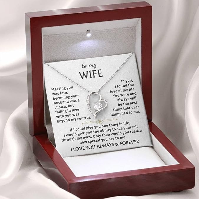 Jewelry To My Wife – The Best Thing That Ever Happened to Me, Forever Love Neckl
