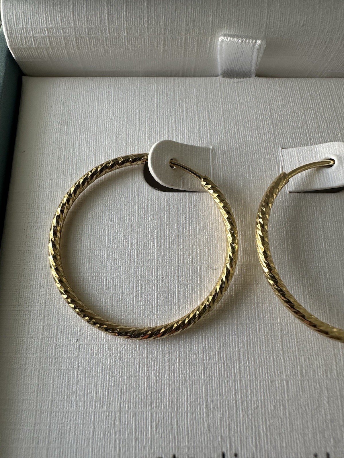 Earing 18 Kt Gold Plated Sterling Silver Made In Italy ￼￼